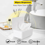 Eiszhjk refillable wipe holder open with lid