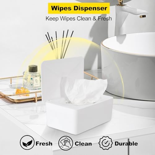 Eiszhjk refillable wipe holder open with lid