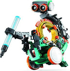 Top view of Teach Tech Mech 5 building pieces and kit components