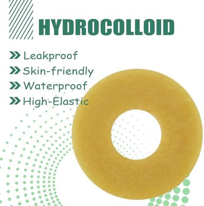 Close up view of a 4mm thick moldable skin extender seal illustrating its flexible and elastic texture.