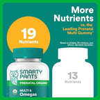 SmartyPants 120 count prenatal multivitamin bottle close up