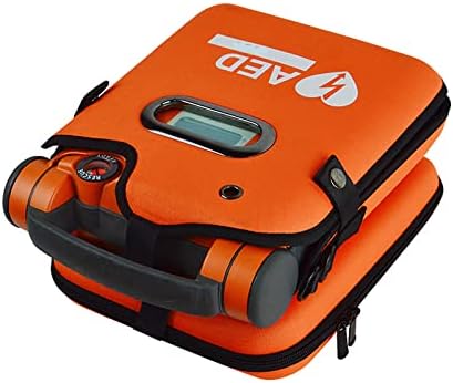 Waterproof ballistic nylon AED carrying bag with adjustable shoulder strap