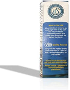 Side angle view of the colloidal silver liquid bottles highlighting glass quality