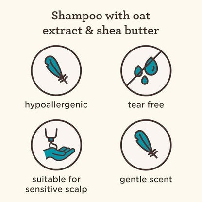 Aveeno Baby kids sulfate free shampoo for Type 3 and Type 4 curly hair.