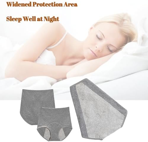 Vokan washable high waist incontinence protective briefs