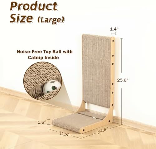 Zakkart vertical corrugated cat scratcher assembly step guide overview