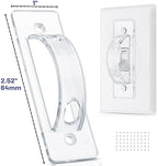 Bates light switch blocker installed on wall plate