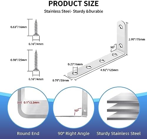 Aodiou anti-tip kit hardware components and screws