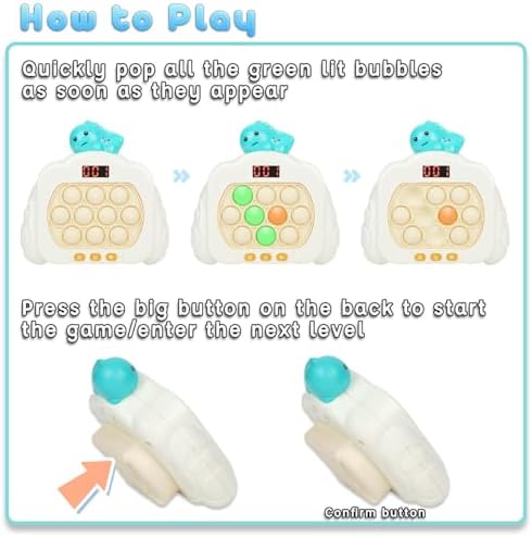 HLXY interactive light up bubble game close up view emphasizing the durable BPA free silicone material