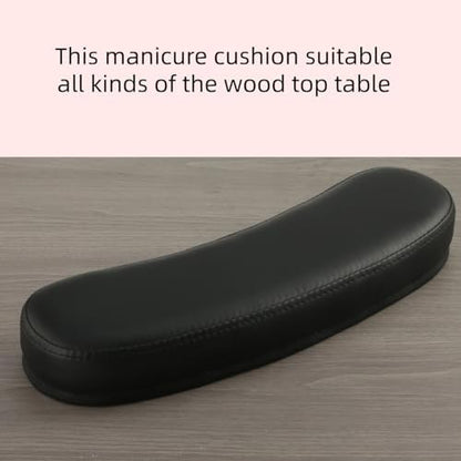 Top view of nail polish hand cushion for nail technicians