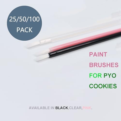 Close up view of the soft white nylon bristles on the Lurapon disposable cosmetic wands