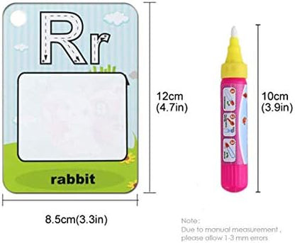 Kids developmental scribble boards using clear water to reveal hidden colorful graphics