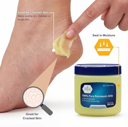 MED PRIDE authentic USA imported white petroleum jelly for family first aid kits