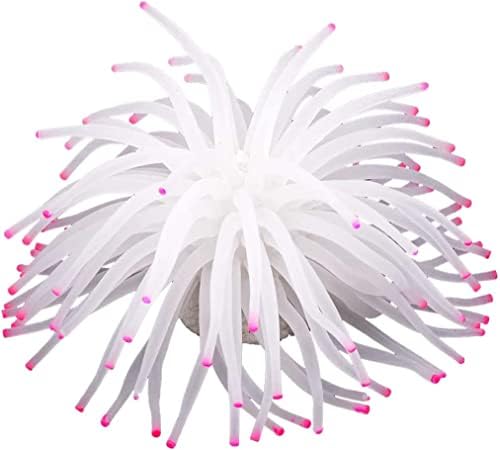 Mallofusa soft silicone fish tank ornament swaying underwater