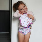 BIG ELEPHANT toddler pure cotton padded pee pants patterns close up