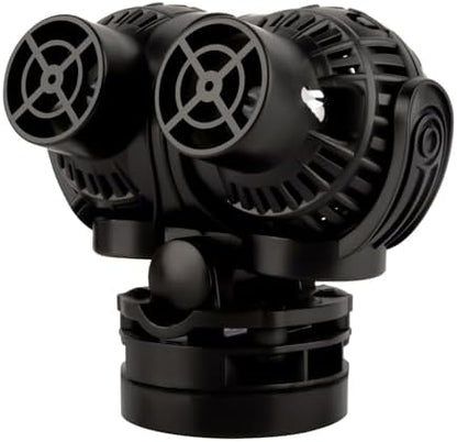 FREESEA 1600 GPH circulation pump attached to 15mm thick aquarium glass panel.