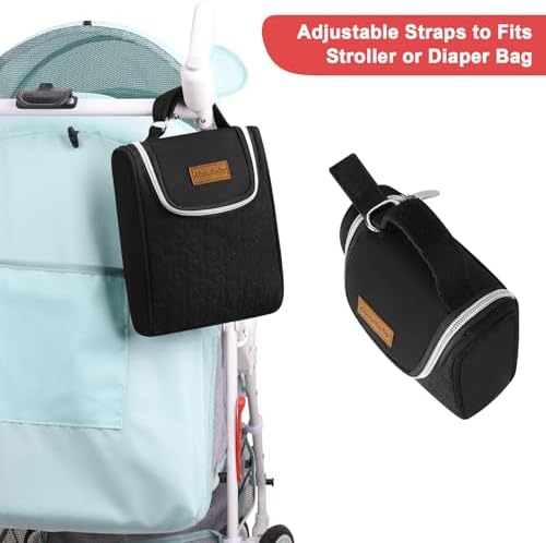 Detailed view of Accmor bag zipper and fabric