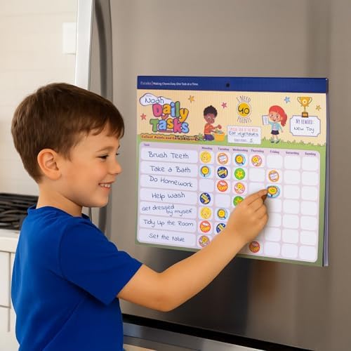 Putska behavior and routine chart for multiple kids