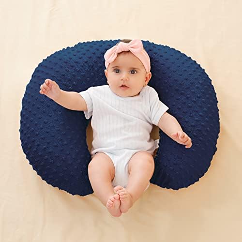 Detail shot of breathable polyester material for infant pillow