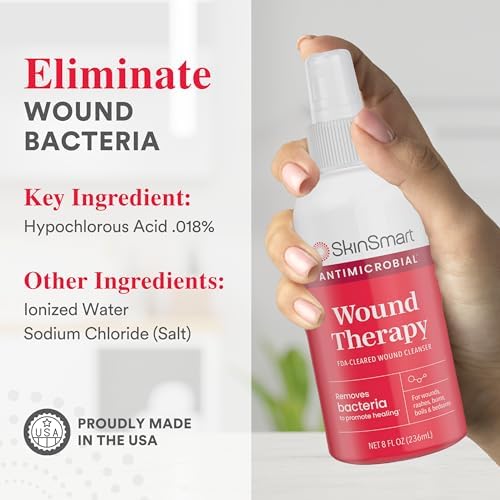 Authentic USA imported SkinSmart antimicrobial spray for family first aid
