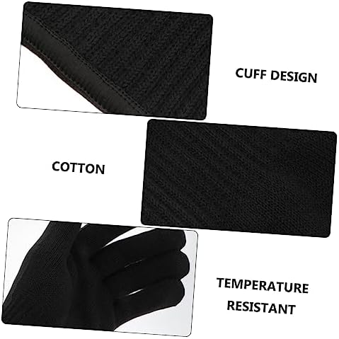 Ipetboom three piece professional hair curler protective gloves set spread out