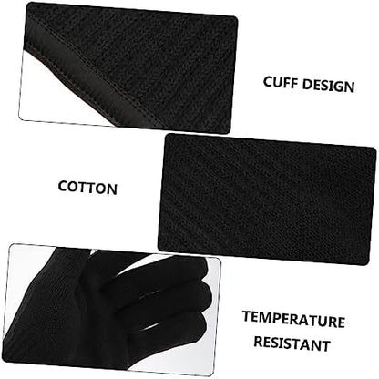 Ipetboom three piece professional hair curler protective gloves set spread out