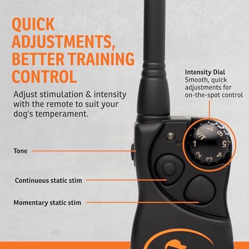 Close up of SportDOG YardTrainer 300 transmitter soft-coat finish