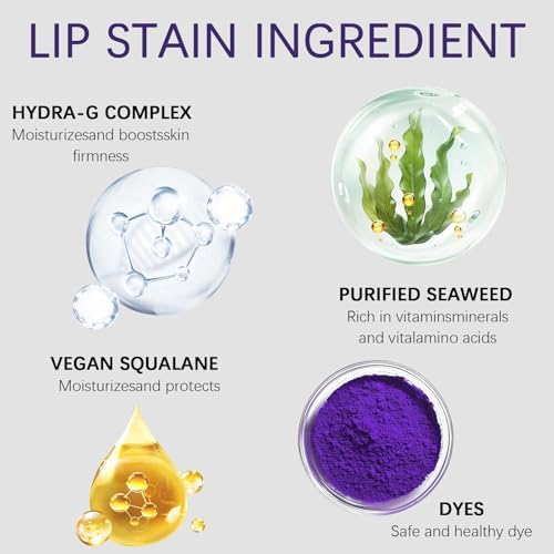 QueenDiary lip stain peel off lip gloss all day long lasting Waterproof and Transferproof lip tint - matte finish peel off lip liner (06#Natural) - Image 7