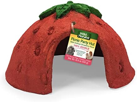 Wild Harvest(TM) Picnic Party Hut, Artificial Strawberry Flavored House for Pets, 1 Ct. - Image 2