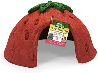 Wild Harvest(TM) Picnic Party Hut, Artificial Strawberry Flavored House for Pets, 1 Ct. - Image 2