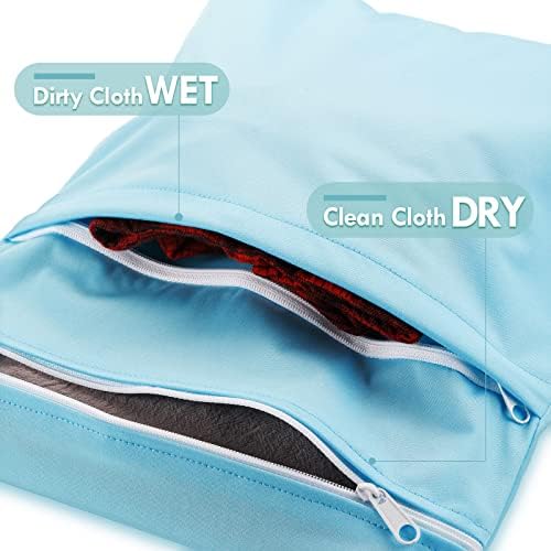 Kenning diaper storage bag with double zipper