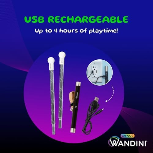 Close up of Wandini magic wand vegan leather finger loop