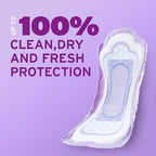 Poise unscented incontinence pads box displaying count and absorbency rating