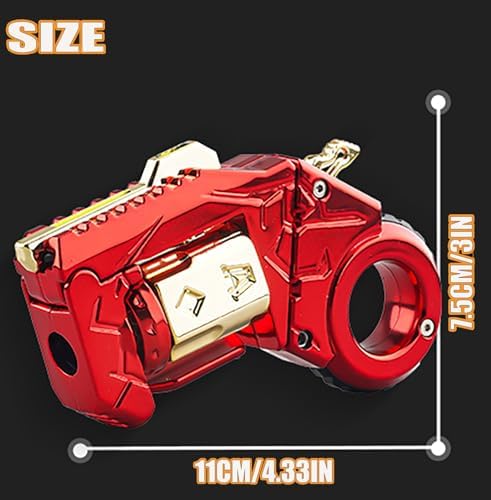 Yiuhhad mechanical metal fidget slider showcasing its durable fingerprint resistant zinc alloy exterior.