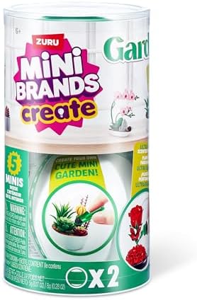 Assembled miniature succulents and orchids from the ZURU Mini Botanical Collectibles series.
