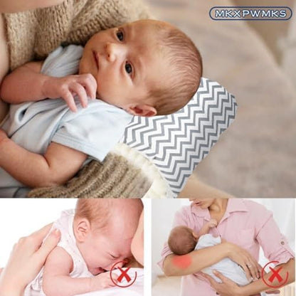 Parent using Mkxpwmks head support pillow for baby
