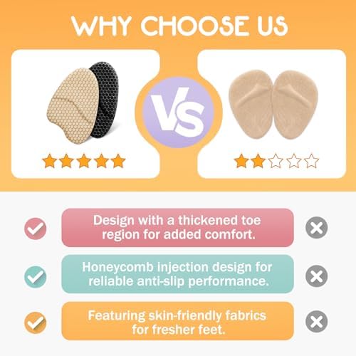Two pairs of beige metatarsal pads with breathable suede fabric.