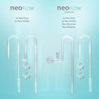 Aquario Neo Flow Premium medium size thirteen millimeter components laid out