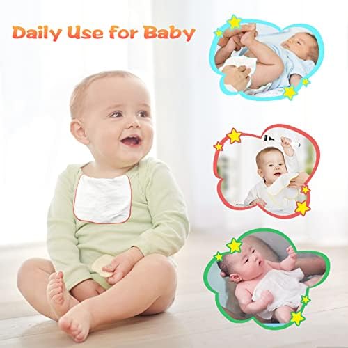 Demonstration of 8x8 inch flannel wipe size for diaper changes