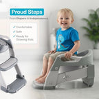 Tivonel kids toilet seat trainer with soft cushion and splash guard