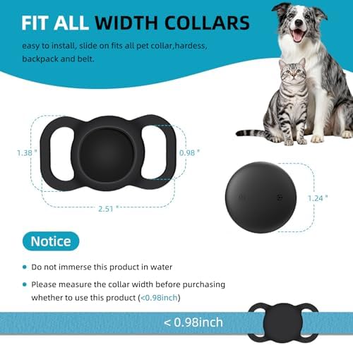 Vebiso real time location pet collar tracker operating outdoors in an urban park setting.