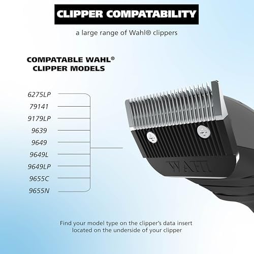 Close up of Wahl clipper blade assembly for maintenance