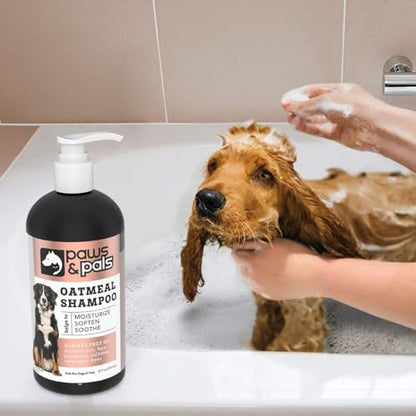 Cruelty free vegan pet shampoo certified organic ingredients display