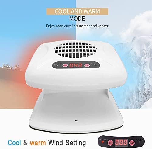 Oubrelu nail dryer hot and cold button controls