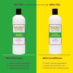 Ingredients label of My Hair Helpers lice prevention conditioner