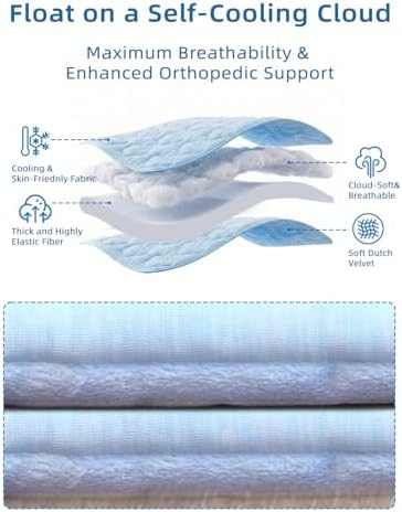 Huafly dual sided mat being folded easily for travel convenience