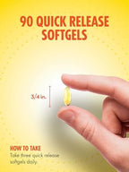 Sundance Flaxseed Oil cold pressed dietary supplement bottle side angle