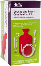 Flents personal hygiene kit with enema and douche nozzles for internal cleansing.