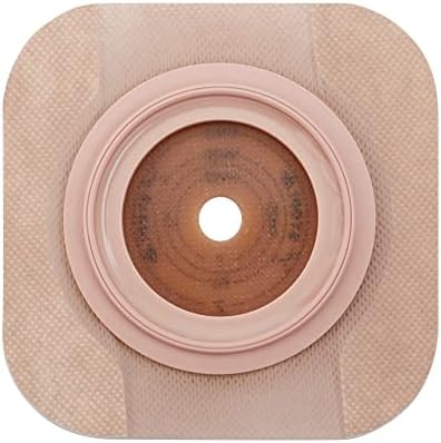 Hollister Flextend two piece ostomy skin barrier showing cut to fit guidelines.