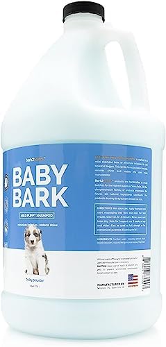 Gentle pet shampoo for puppies with sensitive skin imported grooming products.